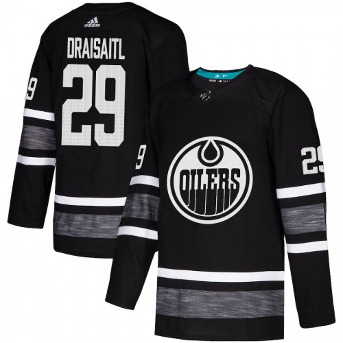 Adidas Edmonton Oilers #29 Leon Draisaitl Black Authentic 2019 All-Star Stitched Youth Jersey Youth