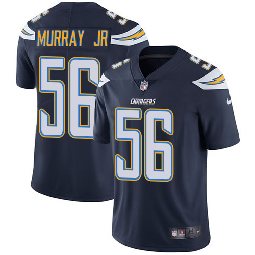 Los Angeles Chargers #56 Kenneth Murray Jr Navy Blue Team Color Men's Stitched Vapor Untouchable Limited Jersey Men's