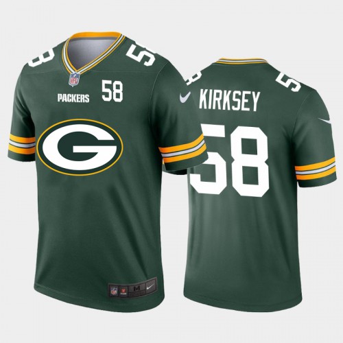 Green Bay Green Bay Packers #58 Christian Kirksey Green Men's Big Team Logo Player Vapor Limited Jersey Men's