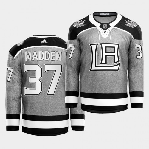 Adidas Los Angeles Kings #37 Tyler Madden 2021 City Concept Stitched Jersey - Black Men's