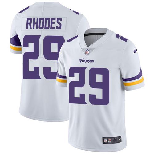 Minnesota Vikings #29 Xavier Rhodes White Men's Stitched Vapor Untouchable Limited Jersey Men's