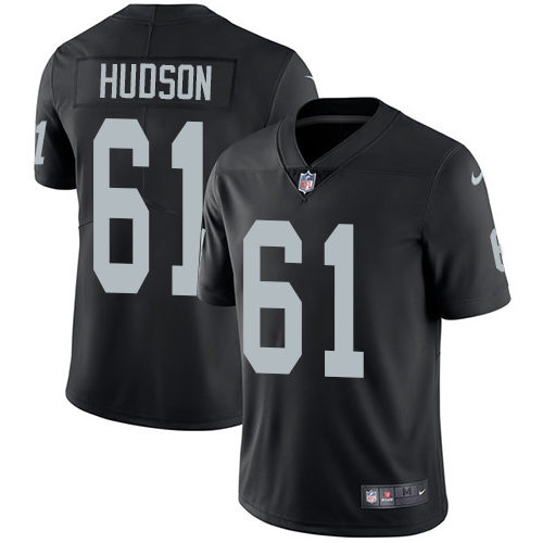 Las Vegas Raiders #61 Rodney Hudson Black Team Color Youth Stitched Vapor Untouchable Limited Jersey Youth