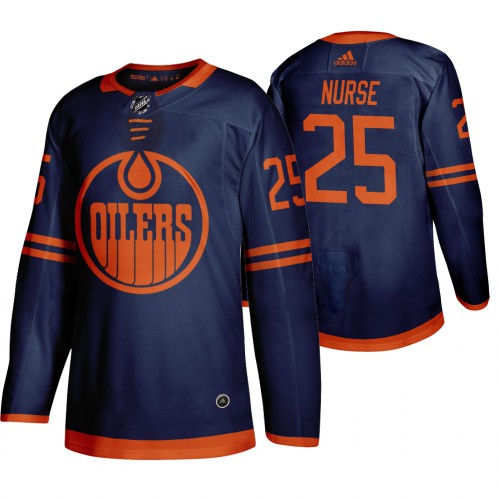 Edmonton Edmonton Oilers #25 Darnell Nurse Blue 2019-20 Third Alternate Jersey Men's