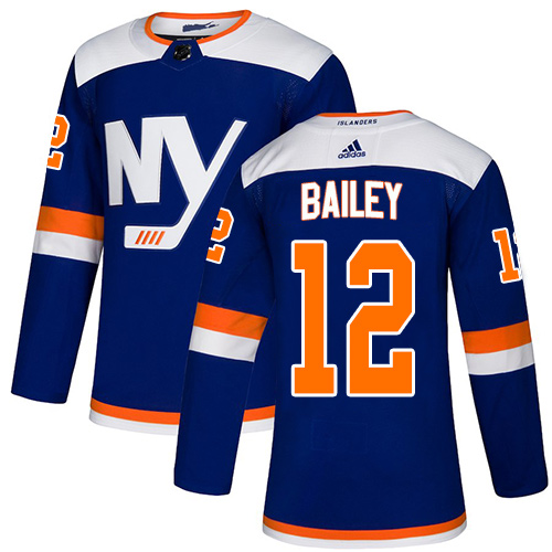 Adidas New York Islanders #12 Josh Bailey Blue Alternate Authentic Stitched Youth Jersey Youth