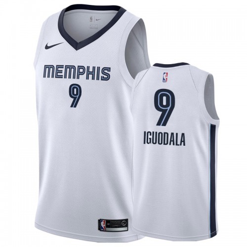 Memphis Grizzlies #9 Andre Iguodala White Association Edition Mens Jersey Mens