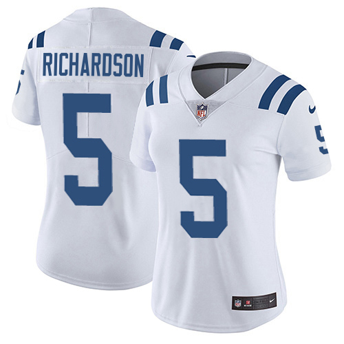 Colts #5 Anthony Richardson White Women's Stitched Vapor Untouchable Limited Jersey