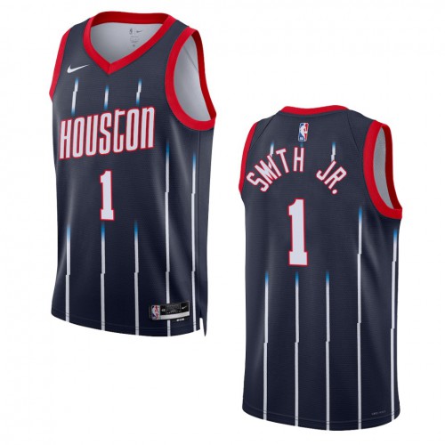 Houston Houston Rockets #1 Jabari Smith jr. Unisex Navy 2022-23 Swingman Jersey - City Edition Mens