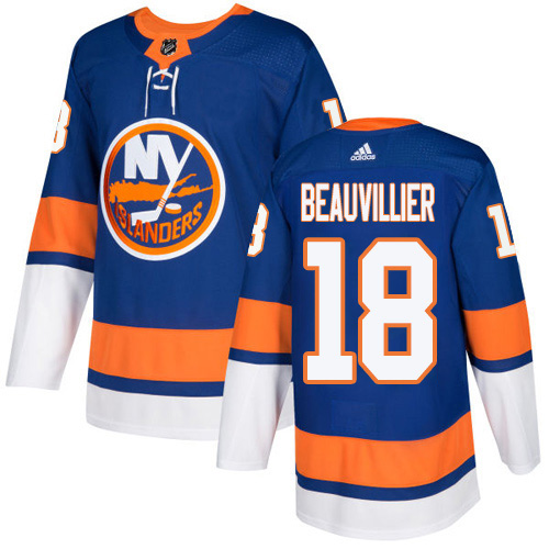 Adidas New York Islanders #18 Anthony Beauvillier Royal Blue Home Authentic Stitched Jersey Men's