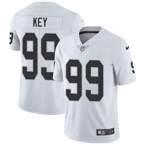 Las Vegas Raiders #99 Arden Key White Men's Stitched Vapor Untouchable Limited Jersey Men's