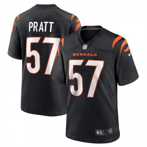 Cincinnati Cincinnati Bengals #57 Germaine Pratt Black Alternate Game Jersey Men's