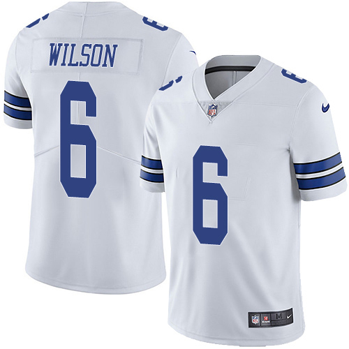 Cowboys #6 Donovan Wilson White Youth Stitched Vapor Untouchable Limited Jersey