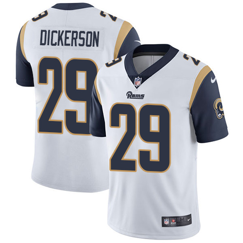 Rams #29 Eric Dickerson White Youth Stitched Vapor Untouchable Limited Jersey