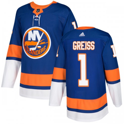 Adidas New York Islanders #1 Thomas Greiss Royal Blue Home Authentic Stitched Jersey Men's