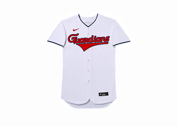 Cleveland Guardians Men's White Home 2021 Authentic Team Jersey