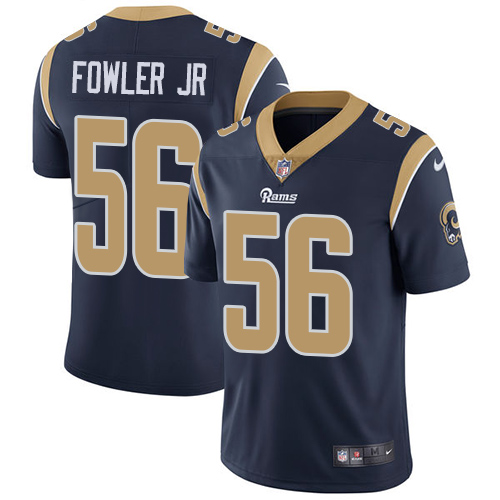 Los Angeles Rams #56 Dante Fowler Jr Navy Blue Team Color Men's Stitched Vapor Untouchable Limited Jersey Men's