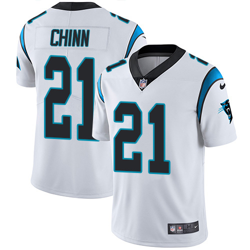 Panthers #21 Jeremy Chinn White Youth Stitched Vapor Untouchable Limited Jersey