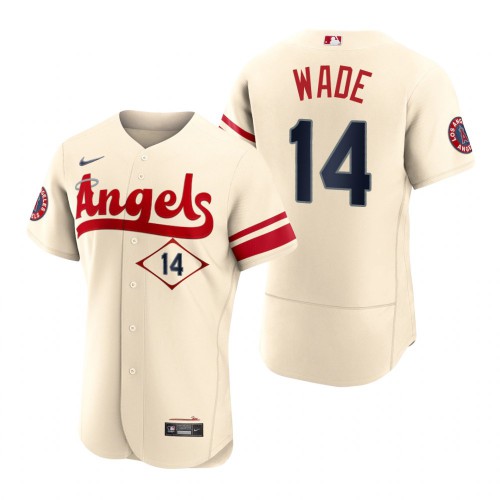 Los Angeles Los Angeles Angels #14 Tyler Wade Cream Men's Authentic 2022 City Connect Jersey Men's
