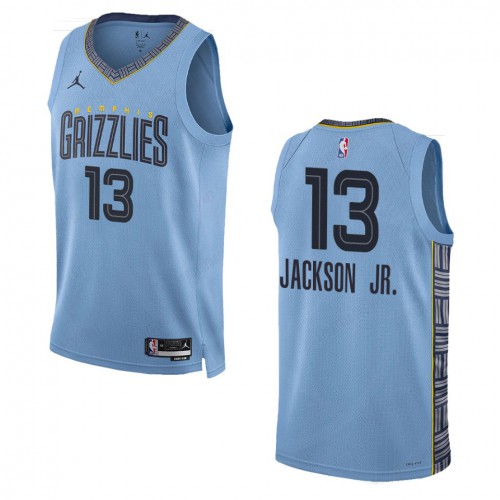 Memphis Memphis Grizzlies #13 Jaren Jackson Jr. Blue Mens 2022-23 Statement Edition Jersey Mens