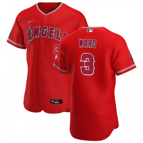 Los Angeles Los Angeles Angels #3 Taylor Ward Men's Red Alternate 2020 Authentic Player Jersey Men's