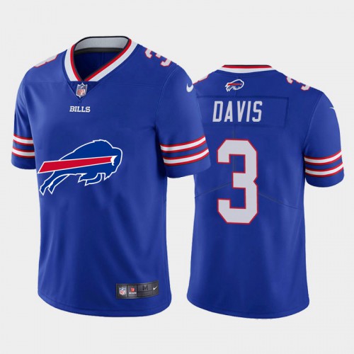 Buffalo Buffalo Bills #3 Gabriel Davis Royal Blue Men's Big Team Logo Vapor Limited Jersey Men's