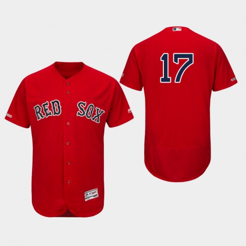 Boston Red Sox #17 Nathan Eovaldi Red Flexbase Authentic Collection Stitched Jersey Men's