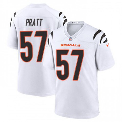Cincinnati Cincinnati Bengals #57 Germaine Pratt White Alternate Game Jersey Men's