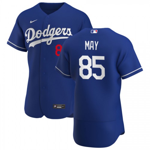Los Angeles Los Angeles Dodgers #85 Dustin May Men's Royal Alternate 2020 Authentic Player Jersey Men's