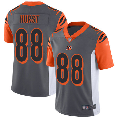 Bengals #88 Hayden Hurst Silver Youth Stitched Limited Inverted Legend Jersey