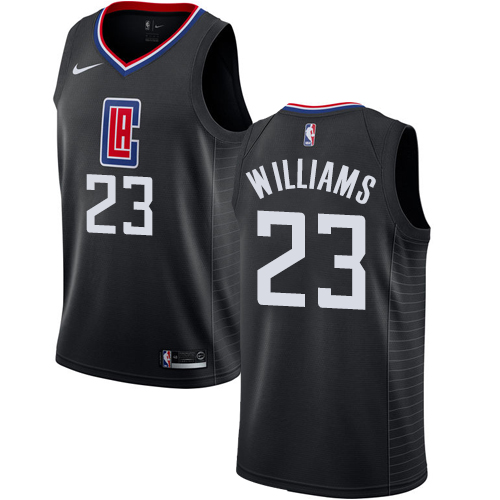 Los Angeles Clippers #23 Louis Williams Black Swingman Statement Edition Jersey Mens