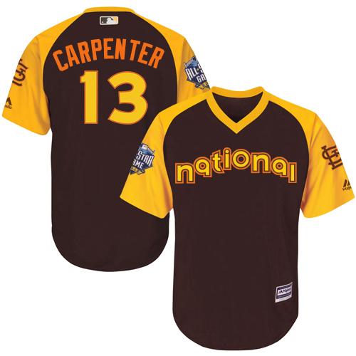 St.Louis Cardinals #13 Matt Carpenter Brown 2016 All-Star National League Stitched Youth Jersey Youth