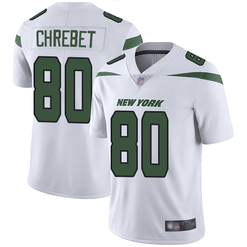 New York Jets #80 Wayne Chrebet White Men's Stitched Vapor Untouchable Limited Jersey Men's