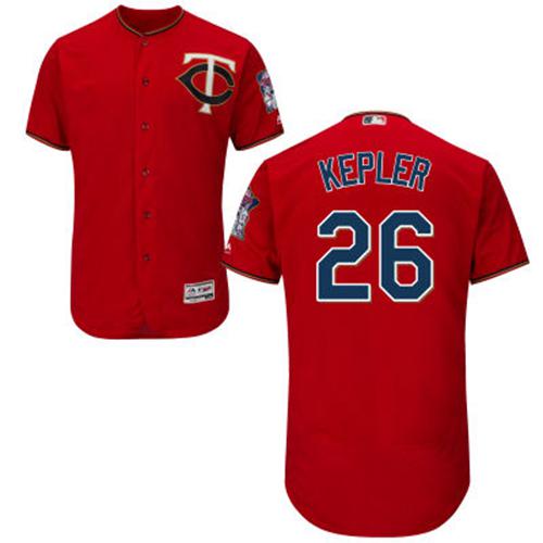 Minnesota Twins #26 Max Kepler Red Flexbase Authentic Collection Stitched Jersey Men's