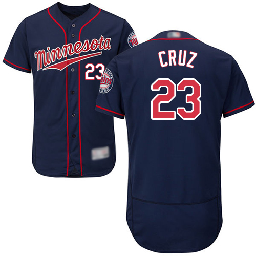 Minnesota Twins #23 Nelson Cruz Navy Blue Flexbase Authentic Collection Stitched Jersey Men's