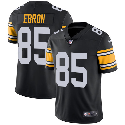 Pittsburgh Steelers #85 Eric Ebron Black Alternate Youth Stitched Vapor Untouchable Limited Jersey Youth