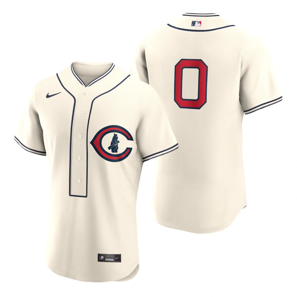 Chicago Cubs #0 Marcus Stroman Men's 2022 Field Of Dreams Authentic Jersey - Cream