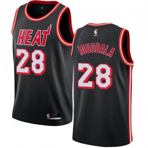 Miami Heat #28 Andre Iguodala Black Womens Swingman Hardwood Classics Jersey Womens