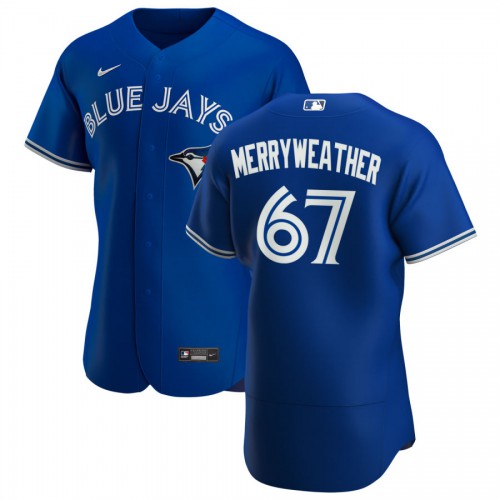 Toronto Toronto Blue Jays #67 Julian Merryweather Men's Royal Alternate 2020 Authentic Player Jersey Men's