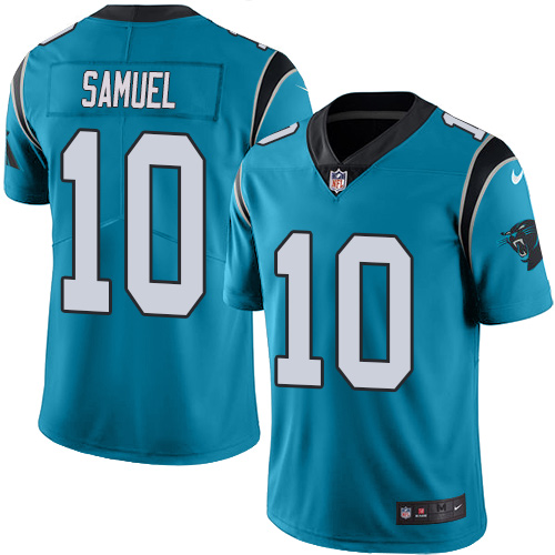 Carolina Panthers #10 Curtis Samuel Blue Alternate Men's Stitched Vapor Untouchable Limited Jersey Men's
