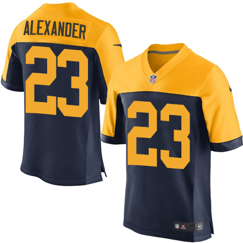 Packers #23 Jaire Alexander Navy Blue Alternate Men's Stitched New Elite Jersey