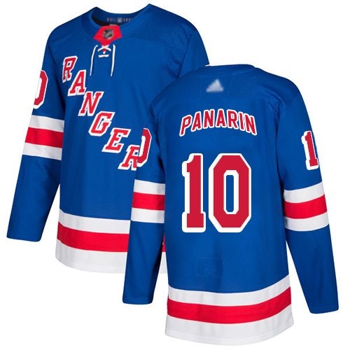 Adidas New York Rangers #10 Artemi Panarin Royal Blue Home Authentic Stitched Youth Jersey Youth