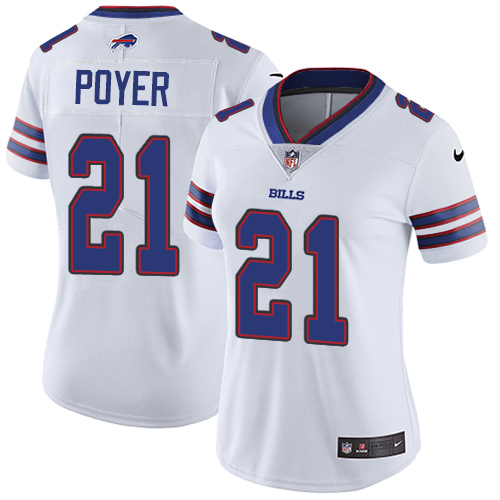 Buffalo Bills #21 Jordan Poyer White Women's Stitched Vapor Untouchable Limited Jersey Womens