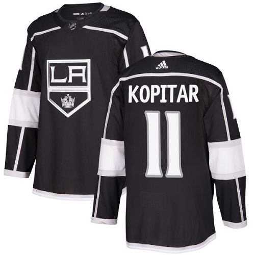 Adidas Los Angeles Kings #11 Anze Kopitar Black Home Authentic Stitched Youth Jersey Youth