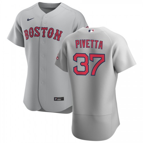 Boston Boston Red Sox #37 Nick Pivetta Men's Gray Road 2020 Authentic Team Jersey Men's