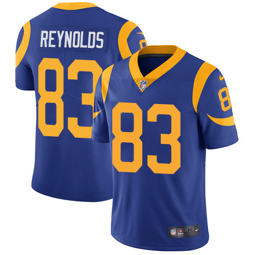 Los Angeles Rams #83 Josh Reynolds Royal Blue Alternate Men's Stitched Vapor Untouchable Limited Jersey Men's