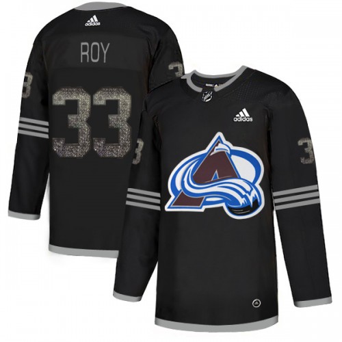 Adidas Colorado Avalanche #33 Patrick Roy Black Authentic Classic Stitched Jersey Men's