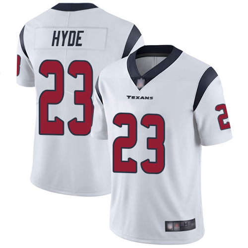 Houston Texans #23 Carlos Hyde White Youth Stitched Vapor Untouchable Limited Jersey Youth