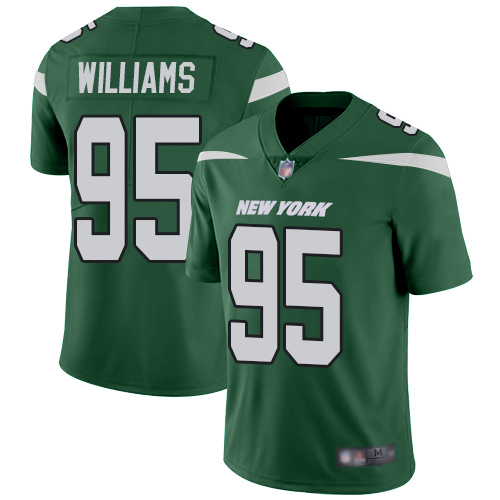 New York Jets #95 Quinnen Williams Green Team Color Youth Stitched Vapor Untouchable Limited Jersey Youth