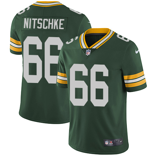 Green Bay Packers #66 Ray Nitschke Green Team Color Youth Stitched Vapor Untouchable Limited Jersey Youth
