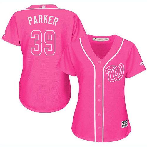 Pittsburgh Pirates #39 Dave Parker Pink Fashion Women's Stitched Jersey Womens