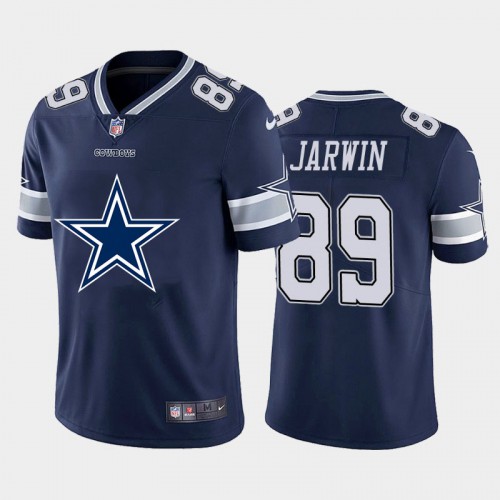 Dallas Dallas Cowboys #89 Blake Jarwin Navy Blue Men's Big Team Logo Vapor Limited Jersey Men's